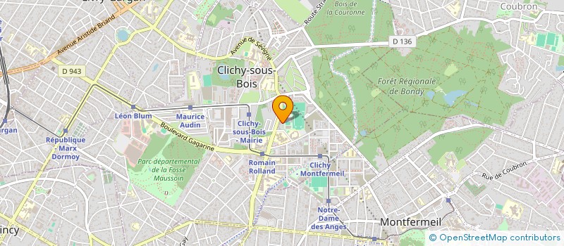 localisation de l'entreprise MONSIEUR MAMADOU SYLLA à CLICHY-SOUS-BOIS