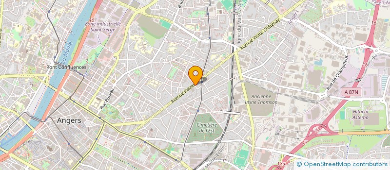 localisation de l'entreprise MONSIEUR MAMADOU SYLLA  ANGERS