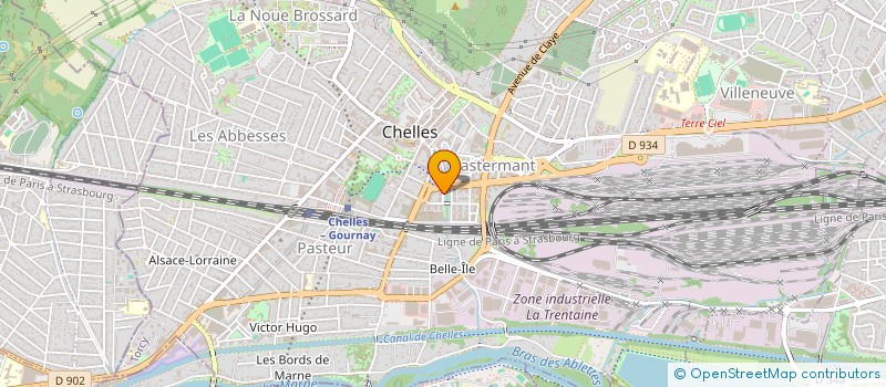 localisation de l'entreprise MONSIEUR MAMADOU SYSY  CHELLES