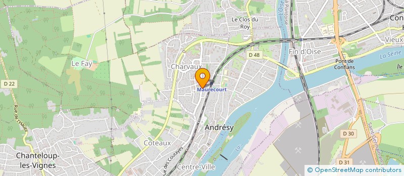 localisation de l'entreprise MONSIEUR MAMADOU TALIBE BAH  ANDRESY