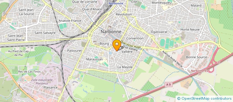 localisation de l'entreprise MONSIEUR MAMADOU THIAM  NARBONNE