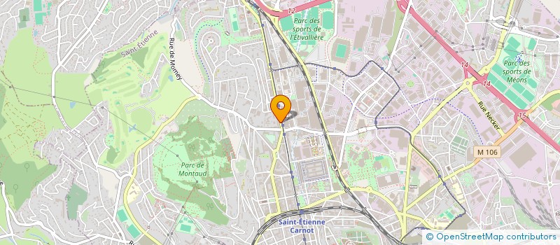 localisation de l'entreprise MONSIEUR MAMADOU TOURE  SAINT-ETIENNE