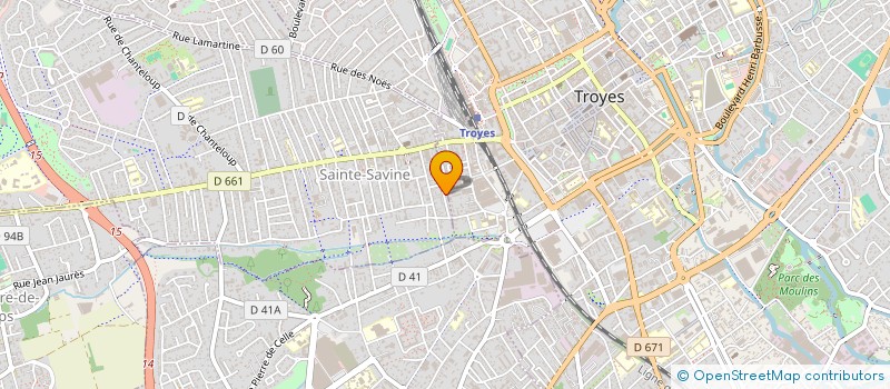 localisation de l'entreprise MONSIEUR MAMADOU TOURE  SAINTE-SAVINE