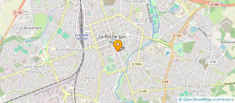 localisation de l'entreprise MONSIEUR MAMADOU TOURE à LA ROCHE-SUR-YON