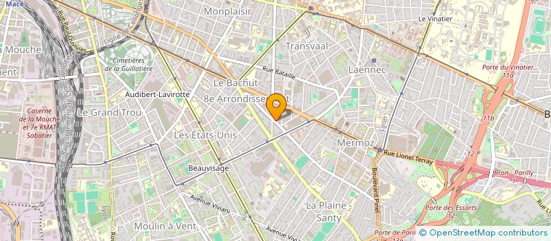 localisation de l'entreprise MONSIEUR MAMADOU TOURE  LYON