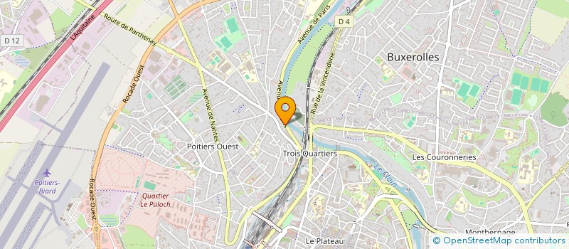 localisation de l'entreprise MONSIEUR MAMADOU TOURE  POITIERS