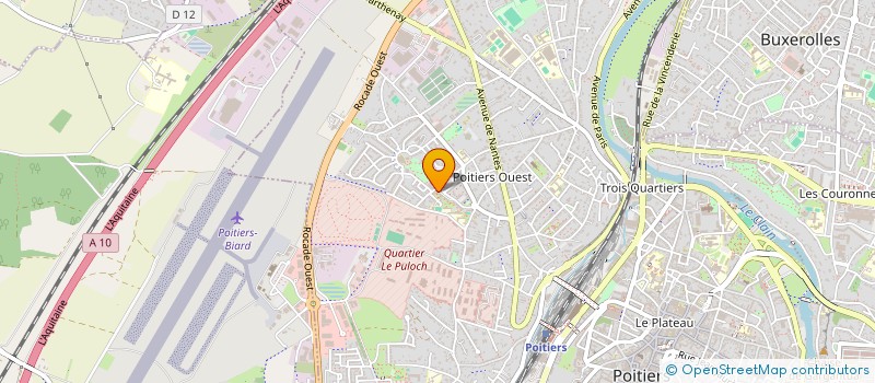 localisation de l'entreprise MONSIEUR MAMADOU TOURE  POITIERS