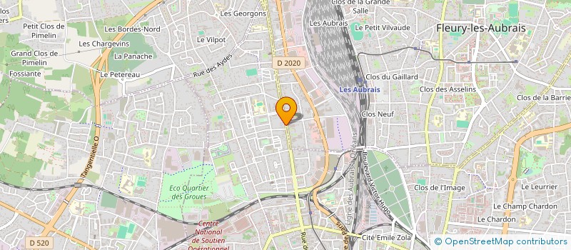 localisation de l'entreprise MONSIEUR MAMADOU TOURE  ORLEANS
