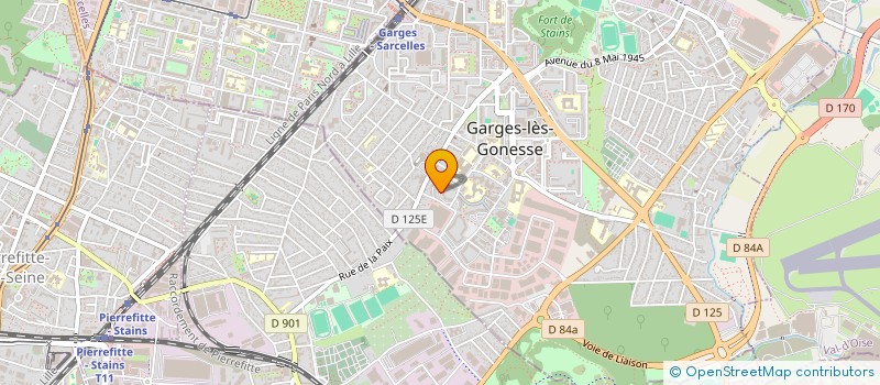 localisation de l'entreprise MONSIEUR MAMADOU TRAORE  GARGES-LES-GONESSE