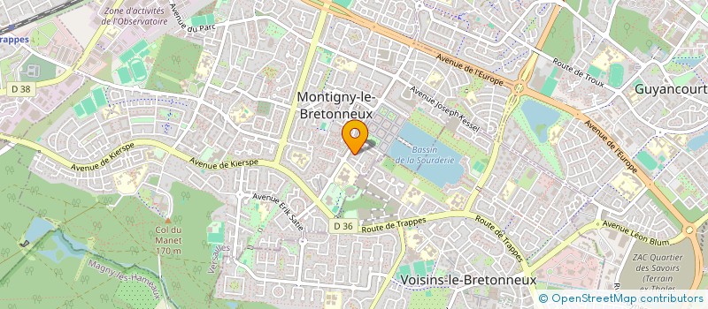 localisation de l'entreprise MONSIEUR MAMADOU TRAORE à MONTIGNY-LE-BRETONNEUX
