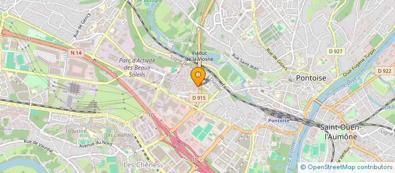 localisation de l'entreprise MONSIEUR MAMADOU TRAORE  PONTOISE