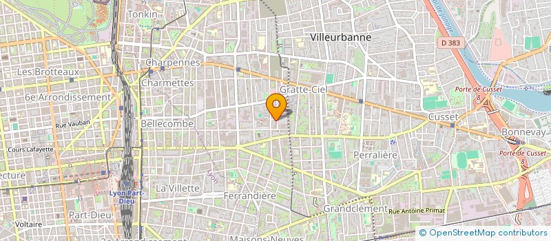 localisation de l'entreprise MONSIEUR MAMADOU TRAORE  VILLEURBANNE