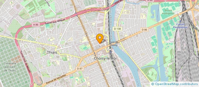 localisation de l'entreprise MONSIEUR MAMADOU TRAORE  SAINT-DENIS