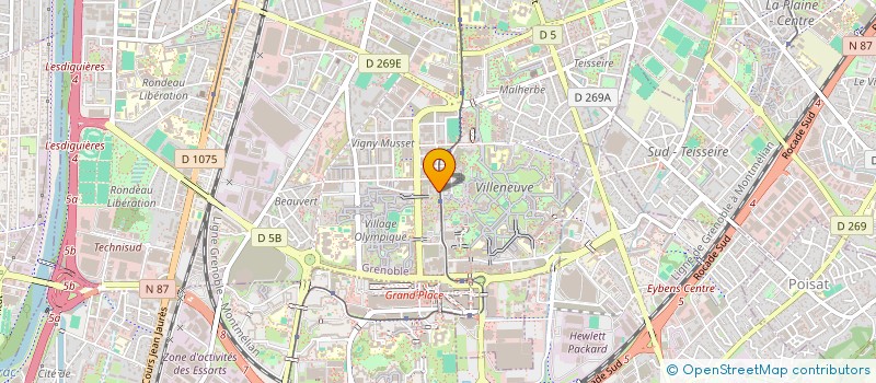 localisation de l'entreprise MONSIEUR MAMADOU TRAORE  GRENOBLE