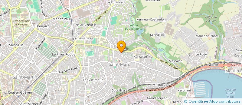 localisation de l'entreprise MONSIEUR MAMADOU TRAORE à BREST