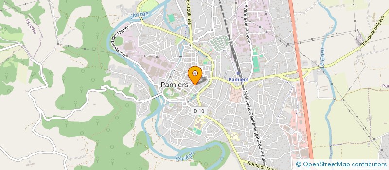 localisation de l'entreprise MONSIEUR MAMADOU YATERA à PAMIERS