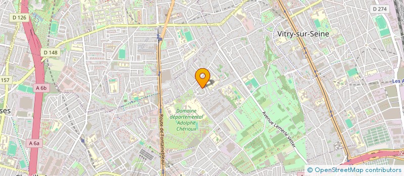 localisation de l'entreprise MONSIEUR MAMADOU ZAKARIA DIALLO  VITRY-SUR-SEINE