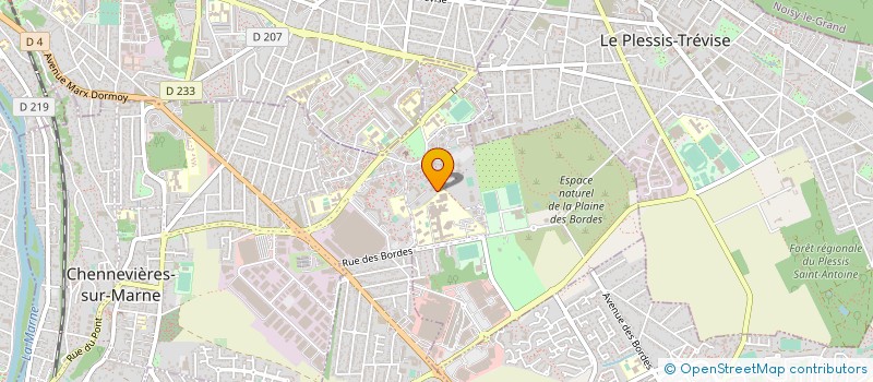 localisation de l'entreprise MONSIEUR MAMADOUBA CAMARA  CHENNEVIERES-SUR-MARNE