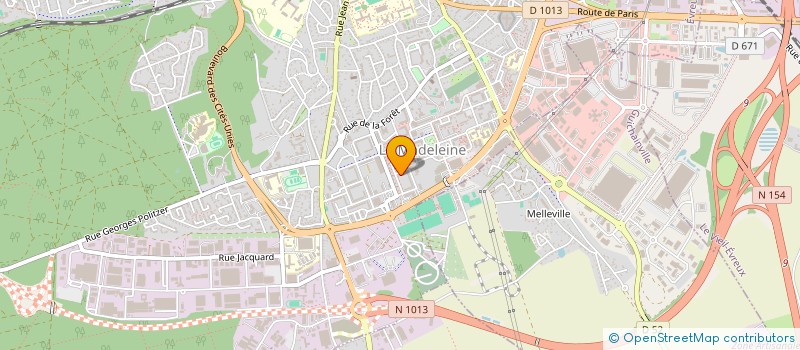 localisation de l'entreprise MONSIEUR MAMADOUBA CONTE  EVREUX