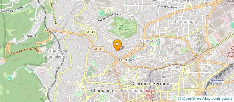 localisation de l'entreprise MONSIEUR MAMADU SAIDU DJALO  CLERMONT-FERRAND