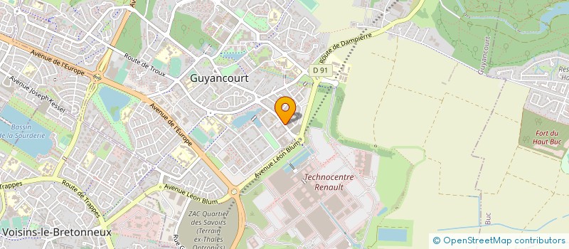 localisation de l'entreprise MONSIEUR MAMADY AIDARA  GUYANCOURT