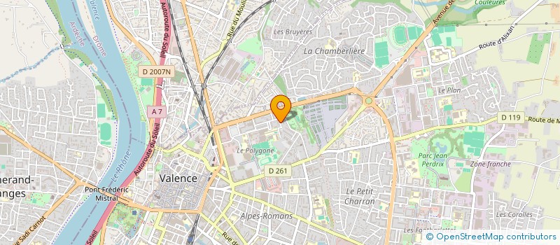 localisation de l'entreprise MONSIEUR MAMADY CAMARA  VALENCE