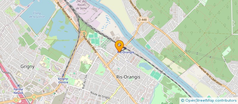 localisation de l'entreprise MONSIEUR MAMADY CAMARA  RIS-ORANGIS