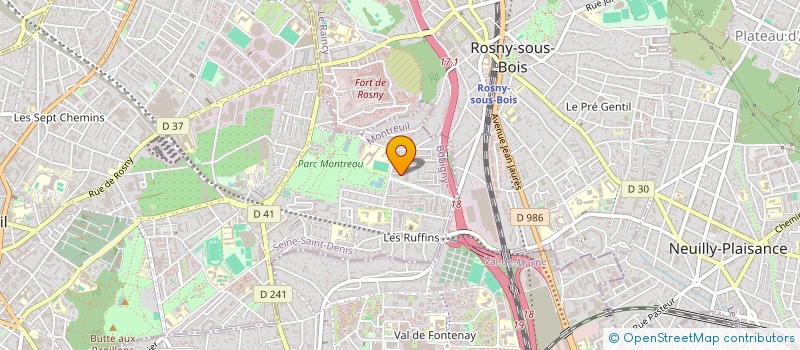localisation de l'entreprise MONSIEUR MAMADY FOFANA à MONTREUIL