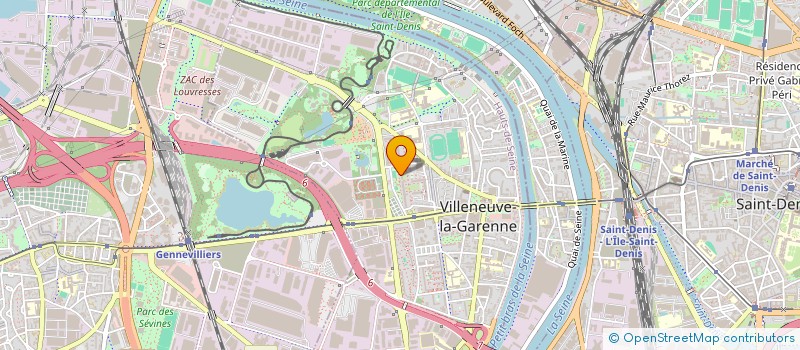 localisation de l'entreprise MONSIEUR MAMADY FOFANA  VILLENEUVE-LA-GARENNE