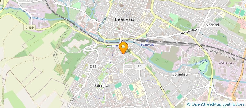 localisation de l'entreprise MONSIEUR MAMADY KABA  BEAUVAIS