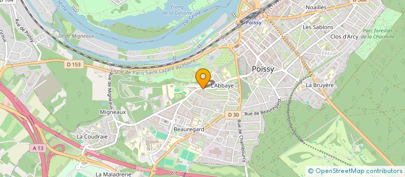 localisation de l'entreprise MONSIEUR MAMADY MACALOU  POISSY