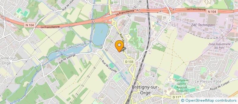 localisation de l'entreprise MONSIEUR MAMADY SIBY à BRETIGNY-SUR-ORGE
