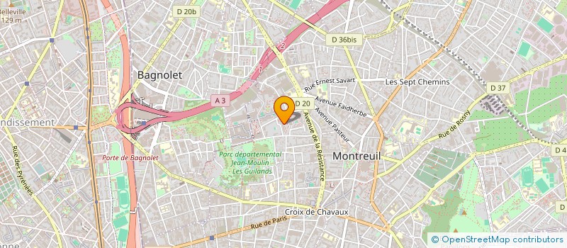localisation de l'entreprise MONSIEUR MAMADY TRAORE à MONTREUIL