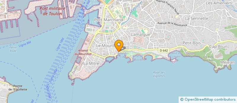 localisation de l'entreprise MONSIEUR MAMAN MOHAMMED  TOULON