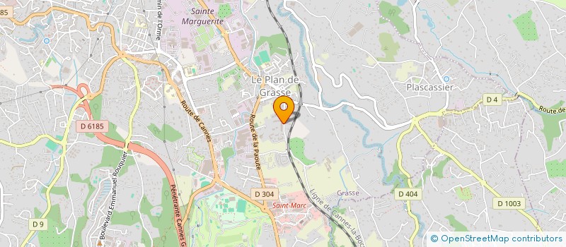 localisation de l'entreprise MONSIEUR MAMAR ABBAD  GRASSE