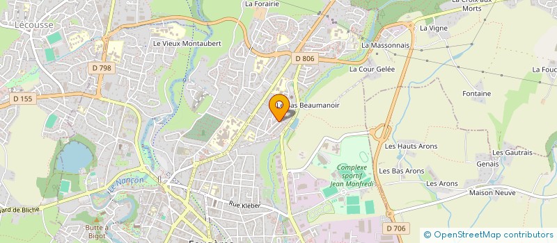 localisation de l'entreprise MONSIEUR MAMAR EZZIANI  FOUGERES