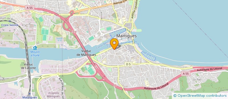 localisation de l'entreprise MONSIEUR MAMAR SOUALMIA  MARTIGUES