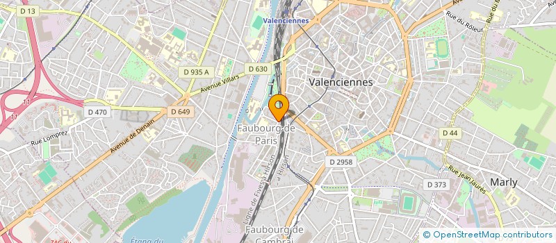 localisation de l'entreprise MONSIEUR MAMARY COULIBALY  VALENCIENNES