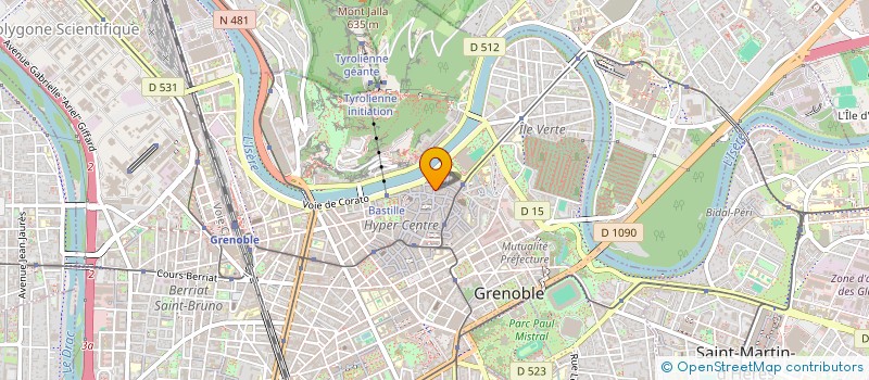 localisation de l'entreprise MONSIEUR MAMBA GUIRASSY  GRENOBLE