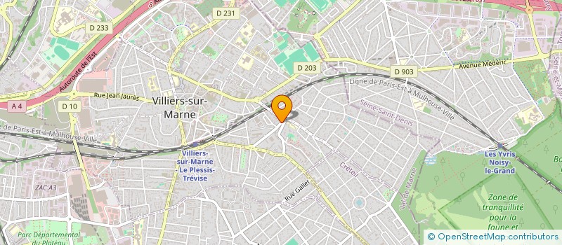 localisation de l'entreprise MONSIEUR MAMDOH HANNA à VILLIERS-SUR-MARNE