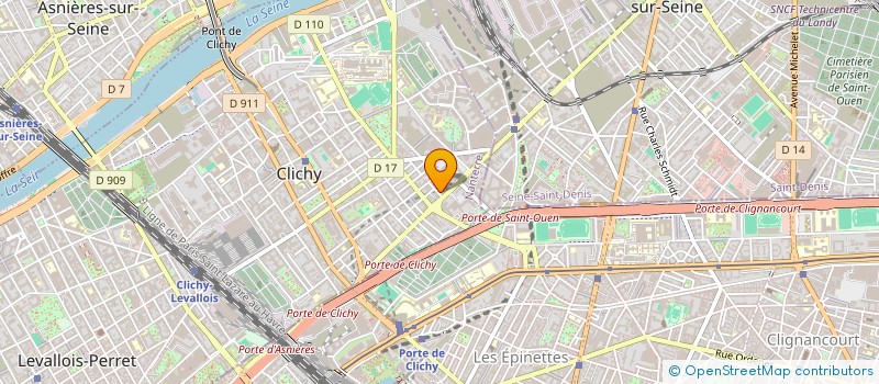 localisation de l'entreprise MONSIEUR MAME BIRAME KEBE à CLICHY