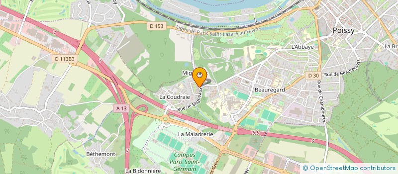 localisation de l'entreprise MONSIEUR MAME CISSE  POISSY