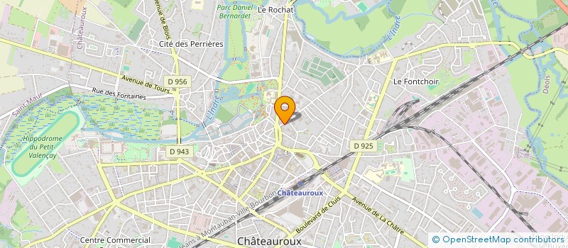 localisation de l'entreprise MONSIEUR MAME DIOUF à CHATEAUROUX