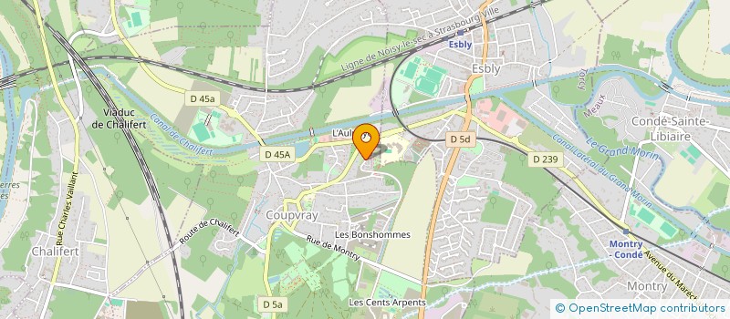 localisation de l'entreprise MONSIEUR MAME GAYE  COUPVRAY