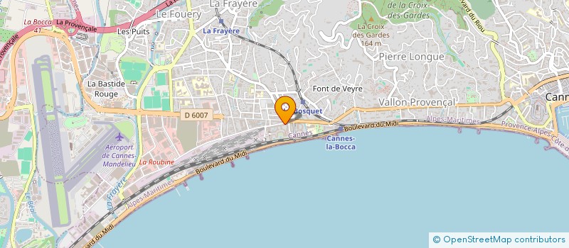 localisation de l'entreprise MONSIEUR MAME SEYE à CANNES
