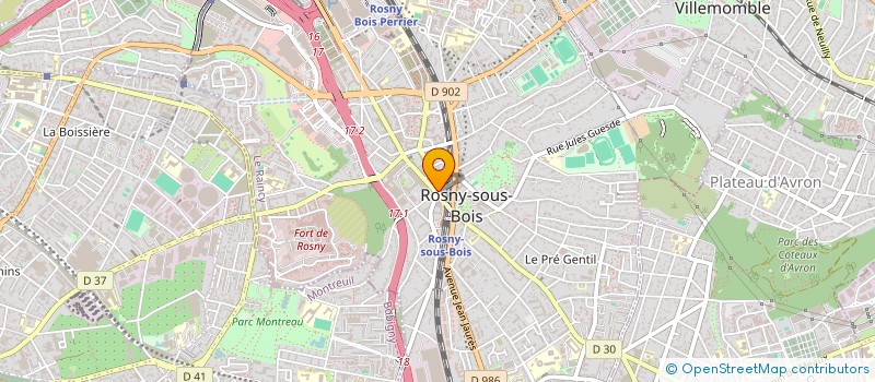 localisation de l'entreprise MONSIEUR MAMEDY DIAO  ROSNY-SOUS-BOIS