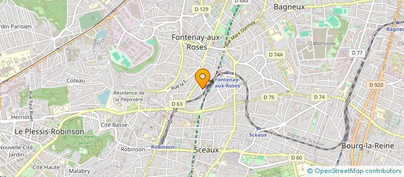 localisation de l'entreprise MONSIEUR MAMIHASINA RAKOTOBE à FONTENAY-AUX-ROSES