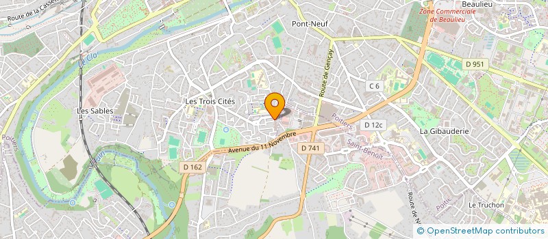 localisation de l'entreprise MONSIEUR MAMIKON BARSEGHYAN  POITIERS