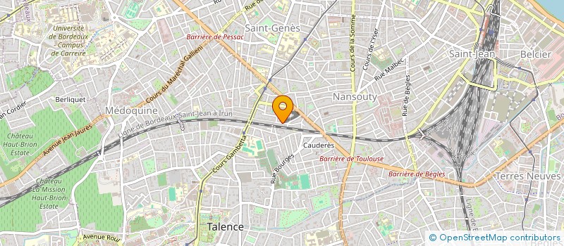 localisation de l'entreprise MONSIEUR MAMMADOU DIALLO  TALENCE