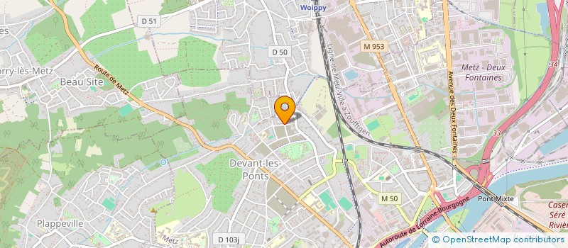 localisation de l'entreprise MONSIEUR MAMMAR CHAHROUR  METZ